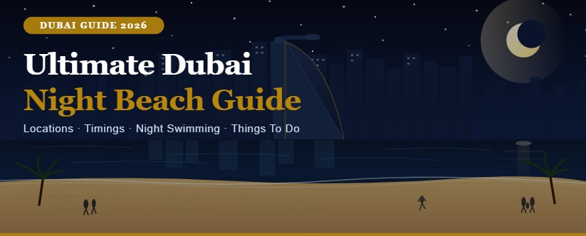 Dubai Night Beach