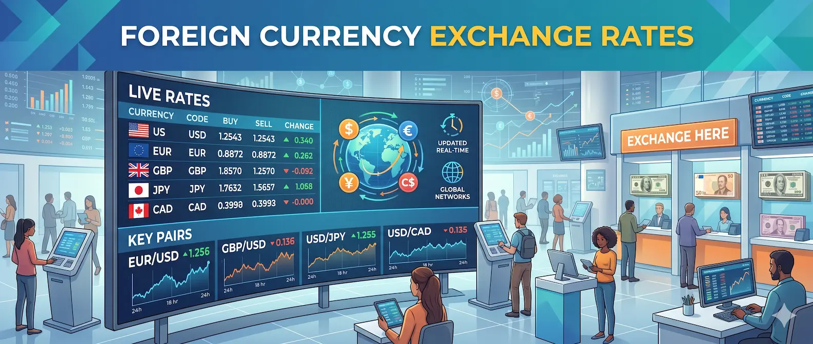 Foreign Currency Exchange Rates in Dubai