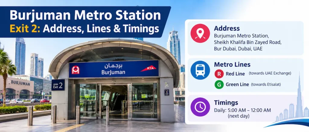 Burjuman Metro Station Exit 2