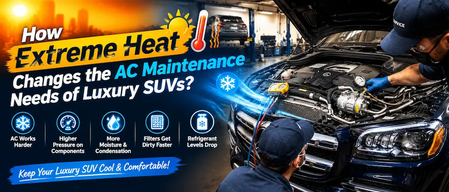 Extreme Heat Changes the AC Maintenance Needs of Luxury SUVs