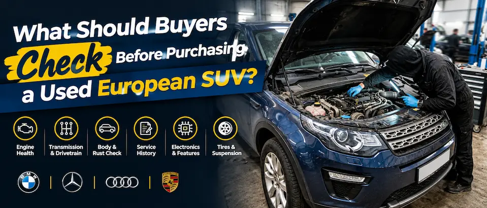 What Should Buyers Check Before Purchasing a Used European SUV